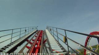 Vortex Onride Front Seat HD POV Carowinds [upl. by Tawnya]