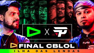 LOUD X PAIN GAMING A MAIOR FINAL DE CBLOL DA HISTÓRIA  ILHA DAS LENDAS [upl. by Tem]