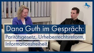 Paritätsgesetz Urheberrechtsreform Informationsfreiheit – Im Gespräch mit Dana Guth MdL AfD [upl. by Foley]