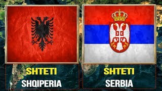 Shqiperia vs Serbia  Krahasimi i Fuqise se Plote 2018 [upl. by Nibram528]