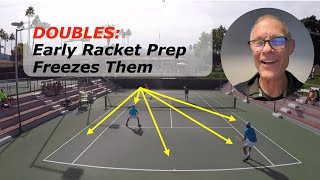 Tennis Doubles Serve amp Volley Whats The Right Shot  516 [upl. by Nylecaj]