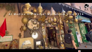 Al Madina Old Market Marrakesh 4k HDR 2024 [upl. by Ok]