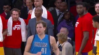 Kobe Shows Respect for Dirks Game Winner [upl. by Ylrebme]