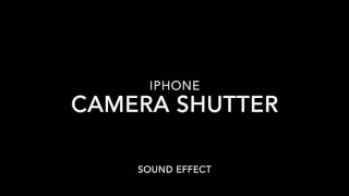 iPhone Camera Shutter Sound Effect [upl. by Ettevi]