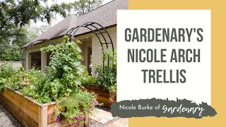 Gardenarys Nicole Arch Trellis [upl. by Ateinotna616]