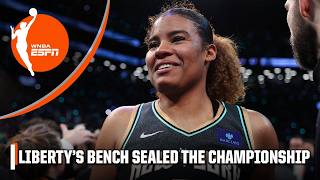 The New York Libertys BENCH WON THE WNBA CHAMPIONSHIP 🙌  The Wrap Up [upl. by Matthews]