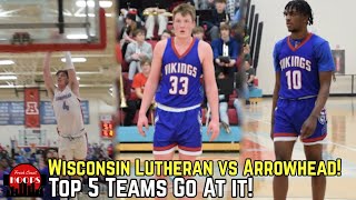 Wisconsin Lutheran vs Arrowhead Was Wild State Ranked Teams Go At It [upl. by Neehsuan]