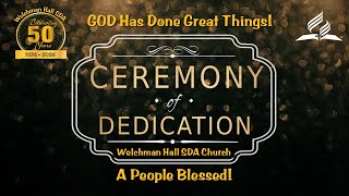 Welchman Hall SDA  Sun Apr 28 2024  Dedication Service  Pst Anthony Hall [upl. by Ical51]