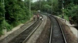 Historische Bahnaufnahmen  Streckenausbau Bundesbahn [upl. by Imrots]