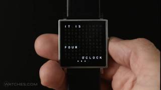 Qlocktwo Watch by Biegert amp Funk [upl. by Rogozen]