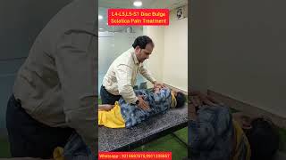 L4L5L5S1 Disc Bulge amp Sciatica Pain Treatment slipdisctreatment youtubeshorts chiropractic [upl. by Maisel]