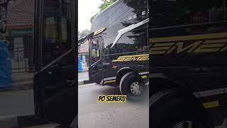 Detik Detik Bis Semeru Keluar Terminal bus busmania bismaniaindonesia semeru shorts [upl. by Shayla686]