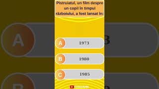 Cultura Generala Filme Romanesti Quiz shortsviral shortsvideo puzzle subscribemychannel [upl. by Ahtiekahs]