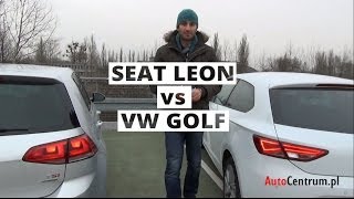 Seat Leon SC vs VW Golf  porównanie AutoCentrumpl 030 [upl. by Orth]