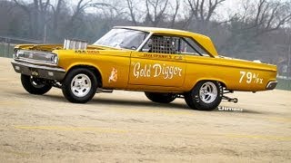 65 DODGE CORONET AFX 426 HEMI quotGOLD DIGGERquot at Byron [upl. by Akiem]