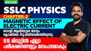 SSLC Physics  Chapter 2  Magnetic Effects of Electric current  വൈദ്യുതകാന്തികഫലം  Exam Winner [upl. by Navannod759]