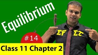 Physics Class 11 Chapter 2  Lecture 14  Equilibrium and Its Types  Conditions of Equilibrium [upl. by Ahsyekal]