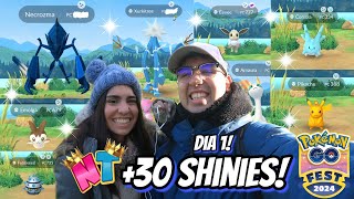 GO FEST GLOBAL DIA 1  NECROZMA SHINY UN 100 INESPERADO [upl. by Januarius]