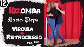 📙 Kizomba Tutorial 12 Kizomba Basic Steps for Beginners  ArmandampLavinia [upl. by Ssecnirp]