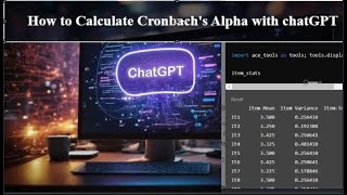 How to Calculate Cronbachs Alpha with ChatGPT [upl. by Lanor883]