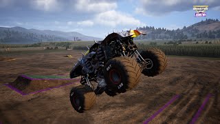 INSANE FREESTYLE WITH MONSTER JAM SHOWDOWN [upl. by Nina]