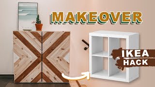 DIY Schuhregal  IKEA upcycling Hack  Brettertür aus Holz selber bauen  EASY ALEX [upl. by Leay]