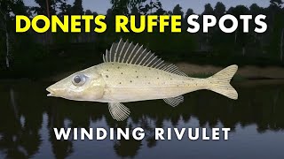 ACTIVE SPOT FOR DONETS RUFFE Winding Rivulet [upl. by Llenet]