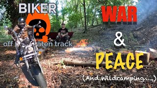 Motorcycle Wild Camping and Campfire Cooking [upl. by Omoj]