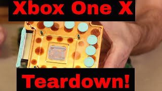 Xbox One X Teardown  Whats Inside [upl. by Htrowslle700]