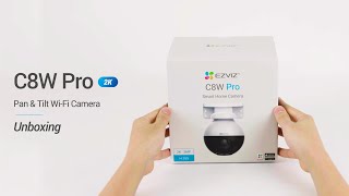 EZVIZ C8W Pro 2K Unboxing  Pan amp Tilt Smart WiFi Camera [upl. by Enyedy158]