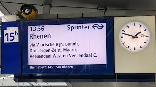 ‘Beste reizigers’  de nieuwe automatische omroep van NS Tuffie Vos [upl. by Sirad]