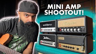 MINI AMP SHOOTOUT SLO Mini vs Friedman BE Mini vs Bogner Ecstacy Mini vs Diezel VH Micro [upl. by Ikey]