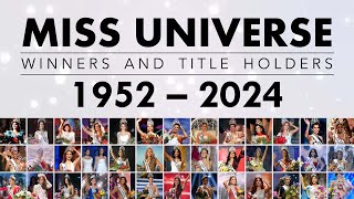 MISS UNIVERSE winners and title holders 1952  2024 [upl. by Kyred]