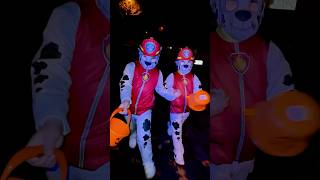 Fun with the ‘Mama’ Song Lina amp Alya’s Paw Patrol Halloween Moment 🎃🍭 youtubeshorts [upl. by Euqcaj]