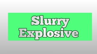 Slurry ExplosiveOpencast mining Blasting [upl. by Hannahs]