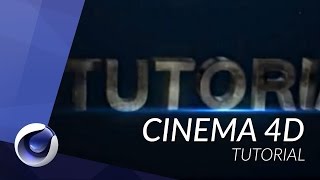 How to Create an Intro in Cinema 4D  TUTORIAL [upl. by Laurentium]