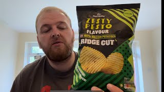 Morrisons Zesty Pesto Flavour Crisps  Review [upl. by Asselim]