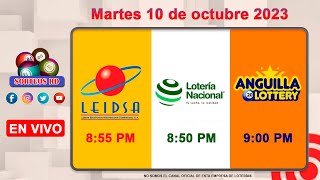 Lotería Nacional LEIDSA y Anguilla Lottery en Vivo 📺│Martes 10 de octubre 2023  855 PM [upl. by Hermon]