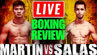 🔴LIVE Carl Jammes Martin vs Anthony Jimenez Salas Boxing REVIEW Super Bantamweight Bout [upl. by Orvie]