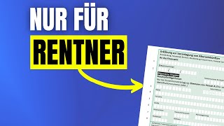 Vereinfachte Steuererklärung für Rentner  Pilotprojekt in ausgewählten Bundesländer [upl. by Elayor878]