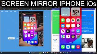 SCREEN MIRROR IPHONE iOs Vysor 2024 [upl. by Maisey254]