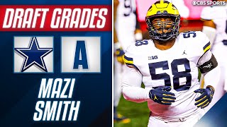 Cowboys Draft POWERFUL PASSRUSHER in Mazi Smith with No 26 Pick  2023 NFL Draft [upl. by Atilehs]