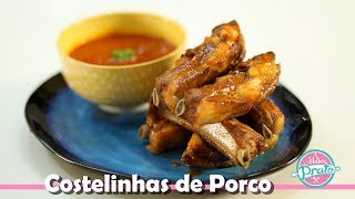 Costelinha de Porco com Molho Barbecue  O Melhor Prato [upl. by Akanke829]