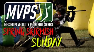 2024 MVPS Spring Skirmish  SUNDAY Day 2  RAW XBALL SPEEDBALL PAINTBALL [upl. by Fidelis]