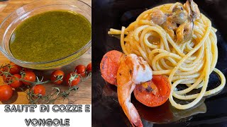 SPAGHETTI COTTI NEL SAUTE DI COZZE E VONGOLE [upl. by Draner]