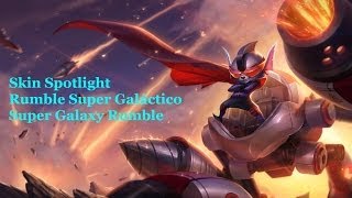 Rumble Super Galáctico  Super Galaxy Rumble Skin Spotlight league of legends [upl. by Elleinad938]