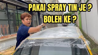 DIA SPRAY TIN KERETA AKU PARKING BELAKANG  MEMANG MANTAP   PROGRES BIG JOE EXPRESS CAR WASH [upl. by Lareneg]