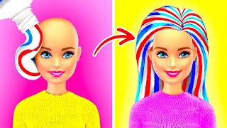 AMAZING DOLL MAKEOVER ✨ Cutest DIY Ideas For Dolls [upl. by Dominique]