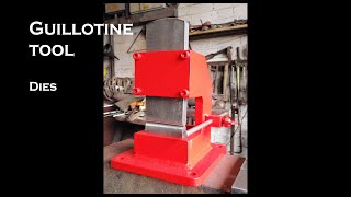 Blacksmiths Guillotine tool dies [upl. by Carlynne787]