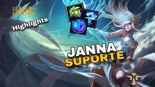 JANNA MONTAGE  WILD RIFT THE BEST OF SUPPORT Highlights [upl. by Eimyaj]